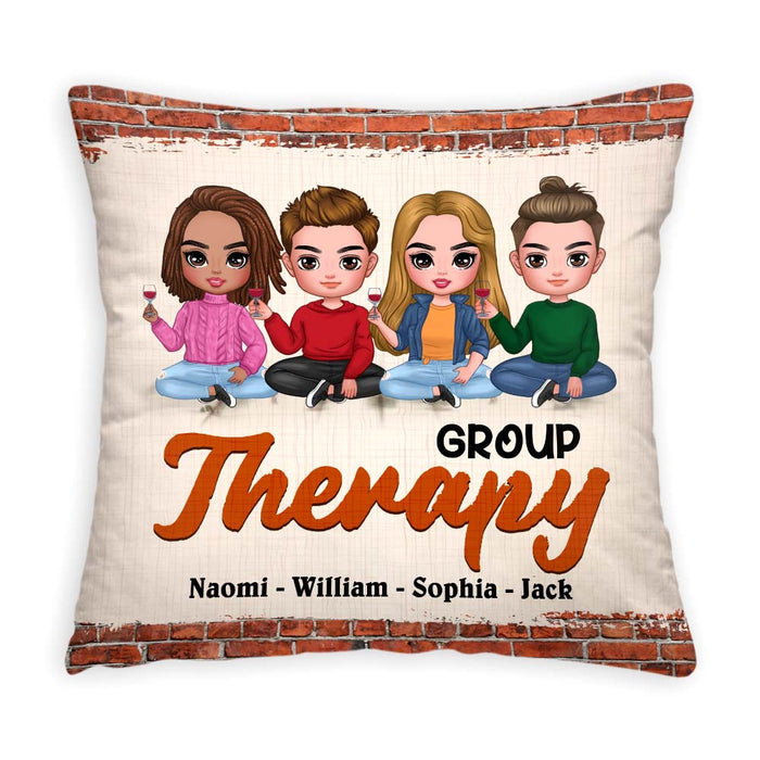 Personalized Gift For Friends Group Therapy Pillow 31320 1