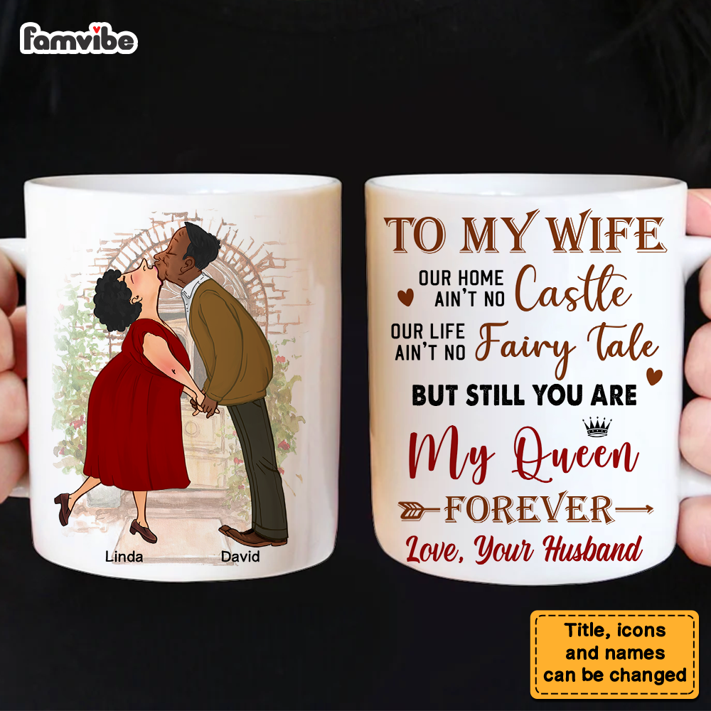 Personalized Couple Gift You Are My Queen Forever Mug 31324 Primary Mockup