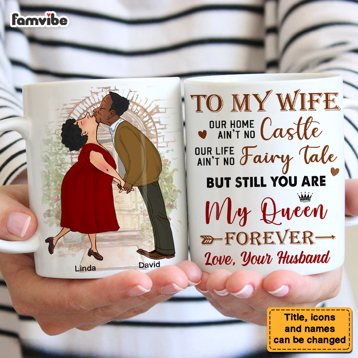 Personalized Couple Gift You Are My Queen Forever Mug 31324 1
