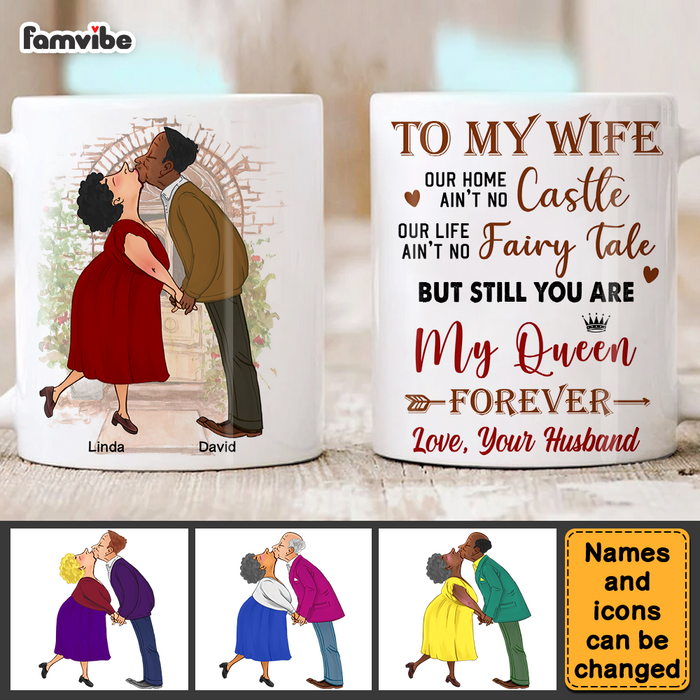 Personalized Couple Gift You Are My Queen Forever Mug 31324 1