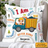 Personalized Grandson Construction Vehicle And Transportation Pillow 31335 1