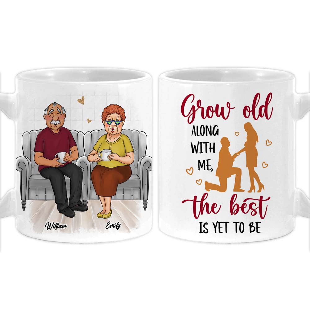 Personalized Couple Gift Grow Old Along With Me Mug 31338 Primary Mockup