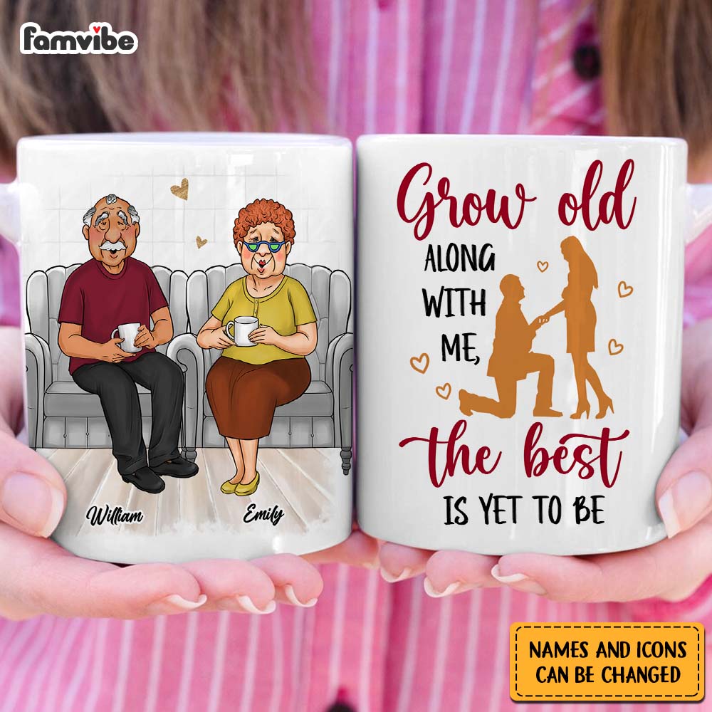 Personalized Couple Gift Grow Old Along With Me Mug 31338 Primary Mockup
