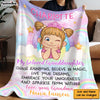 Personalized Gift For Granddaughter Rainbow Blanket 31344 1