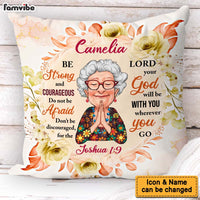 Personalized Gift For Grandma Be Strong God Pillow 31352 thumb 1