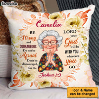 Personalized Gift For Grandma Be Strong God Pillow 31352 thumb 1