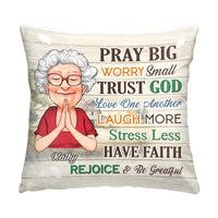 Personalized Gift For Grandma Pray Big Pillow 31353 thumb 1