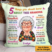 Personalized Gift For Grandma Things You Should Know Pillow 31354 thumb 1