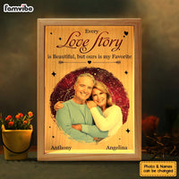Personalized Couple Gift  Our Love Story Picture Frame Light Box 31363 thumb 1