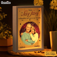 Personalized Couple Gift  Our Love Story Picture Frame Light Box 31363 thumb 1