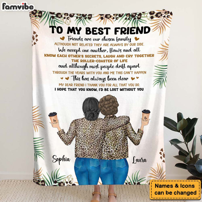 Personalized Gift For Friends Are Our Chosen Family Blanket 31371 1