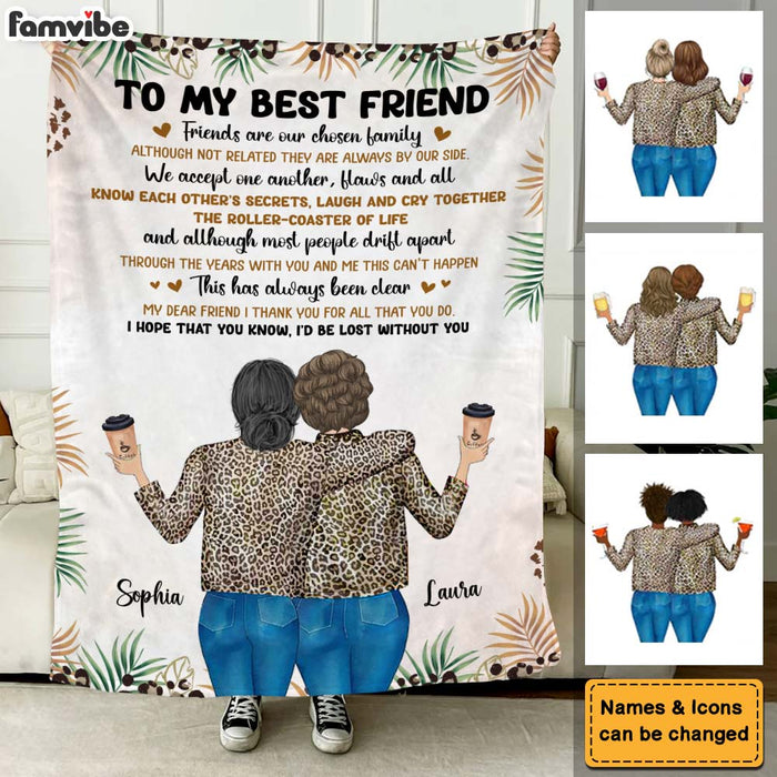 Personalized Gift For Friends Are Our Chosen Family Blanket 31371 1