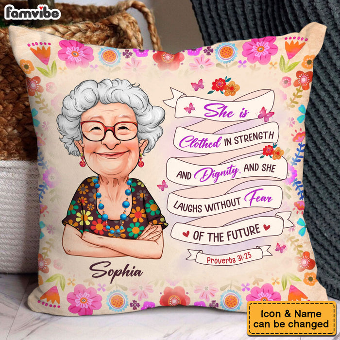 Personalized Gift For Empowered Woman Christian Proverbs Pillow 31373 1