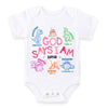 Personalized Gift For Baby Newborn God Says Dinosaur Baby Onesie 31375 1