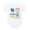 Personalized Gift For Baby Hello World Baby Onesie 31378 1