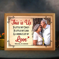 Personalized Couple Gift  This Is Us Picture Frame Light Box 31380 thumb 1