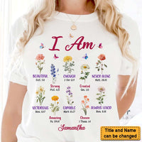 Personalized Birthday Gift For Women Flower You Are Shirt - Hoodie - Sweatshirt 31388 thumb 1