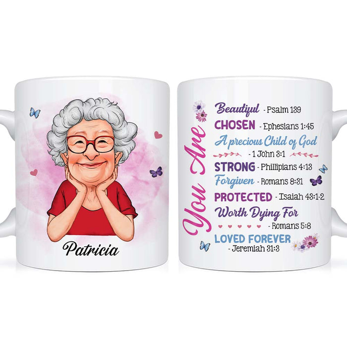 Personalized Gift For Old Woman Bible Encouragement Mug 31395 1