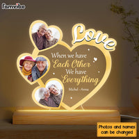 Personalized Couple Gift  We Have Each Other  Plaque LED Lamp Night Light 31415 thumb 1