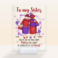 Personalized Gift For Friends Sisters Side By Side Acrylic Plaque 31416 thumb 1