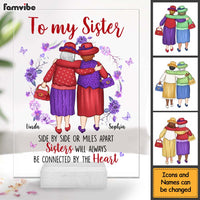 Personalized Gift For Friends Sisters Side By Side Acrylic Plaque 31416 thumb 1
