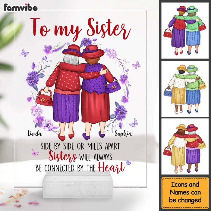 Personalized Gift For Friends Sisters Side By Side Acrylic Plaque 31416 1
