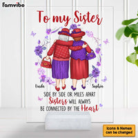 Personalized Gift For Friends Sisters Side By Side Acrylic Plaque 31416 thumb 1