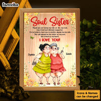 Personalized Gift For Friends Soul Sister Picture Frame Light Box 31421 thumb 1