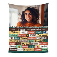 Personalized Gift For Daughter I Am Photo Custom Blanket 31428 thumb 1