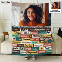 Personalized Gift For Daughter I Am Photo Custom Blanket 31428 thumb 1