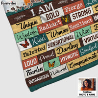 Personalized Gift For Daughter I Am Photo Custom Blanket 31428 thumb 1