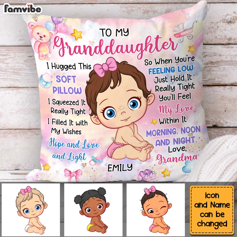 Personalized Gift For Baby Hugged This Soft Pillow 31434 Primary Mockup