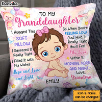 Personalized Gift For Baby Hugged This Soft Pillow 31434 thumb 1