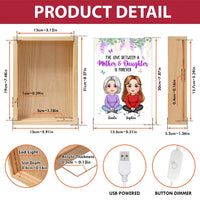 Personalized Gift For Mom The Love Between Picture Frame Light Box 31465 thumb 1