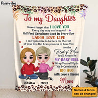 Personalized Gift For Daughter Never Forget That I Love You Blanket 31470 thumb 1