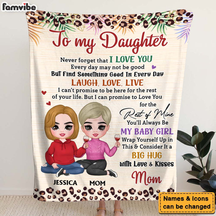 Personalized Gift For Daughter Never Forget That I Love You Blanket 31470 1