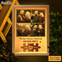 Personalized Couple Gift You Are My Missing Piece Picture Frame Light Box 31473 thumb 1