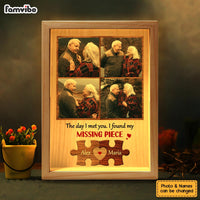 Personalized Couple Gift You Are My Missing Piece Picture Frame Light Box 31473 thumb 1
