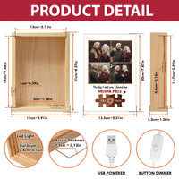 Personalized Couple Gift You Are My Missing Piece Picture Frame Light Box 31473 thumb 1