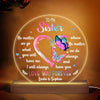 Personalized Gifts For Friends Sisters Butterfly Plaque LED Lamp Night Light 31478 1