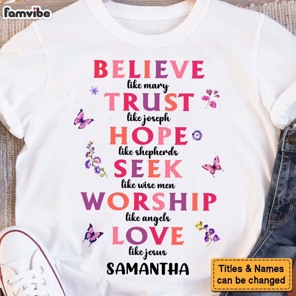 Personalized Religious Gifts For Grandma Love Like Jesus Shirt Hoodie Sweatshirt 31479 Primary Mockup