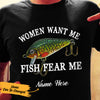 Personalized Women And Fishing T Shirt AP199 81O36 1