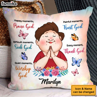 Personalized Gifts For Grandma Inspirational Thank God Pillow 31482 thumb 1