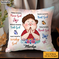 Personalized Gifts For Grandma Inspirational Thank God Pillow 31482 thumb 1