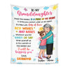 Personalized Gift For Granddaughter To My Granddaughter Big Hug Blanket 31489 1