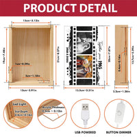 Personalized Couples Gift Upload Photo Together  Since Picture Frame Light Box 31492 thumb 1