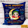 Personalized Gift For Grandson Love You To The Moon And Back Pillow 31495 1