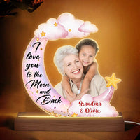 Personalized Gif For Granddaughter Custom Photo Plaque LED Lamp Night Light 31502 thumb 1