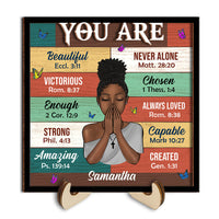 Personalized Gift For Daughter You Are Bible Verses 2 Layered Wooden Plaque 31504 thumb 1