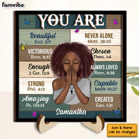Personalized Gift For Daughter You Are Bible Verses 2 Layered Wooden Plaque 31504 thumb 1